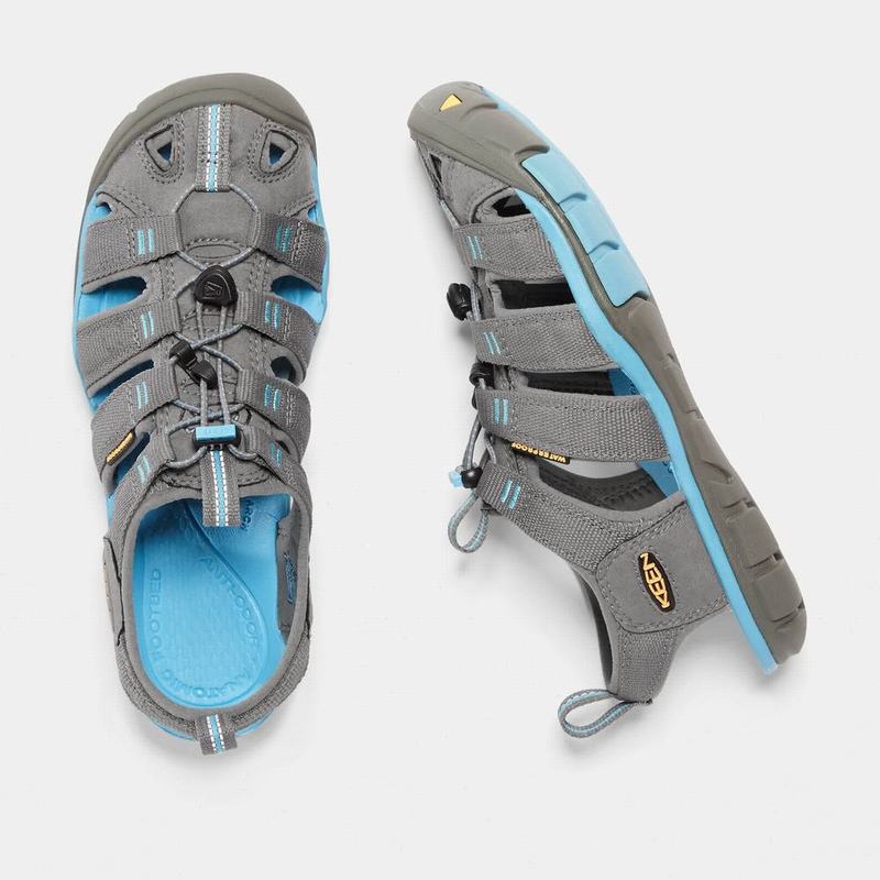 Sandalias Trekking Keen Clearwater Cnx Para Mujer Grises/Azules - Sandalias Keen Mexico (397526-ZBT)